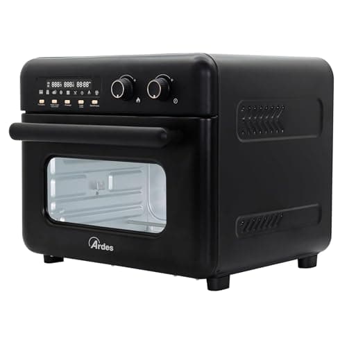 ARDES - ARFRYA02 Friggitrice ad Aria Calda e Fornetto Ibrido 30 Litri con Girarrosto - Air Fryer per Friggere e Cuocere Senza Olio, Essicare e Scongelare