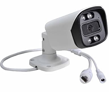 Bullet POE Telecamera IP 4MP Telecamera di Rete 4.0MP Ad Alta Risoluzione PoE IP Sorveglianza 2.8mm Obiettivo Grandangolare Visione Notturna Infrarossi