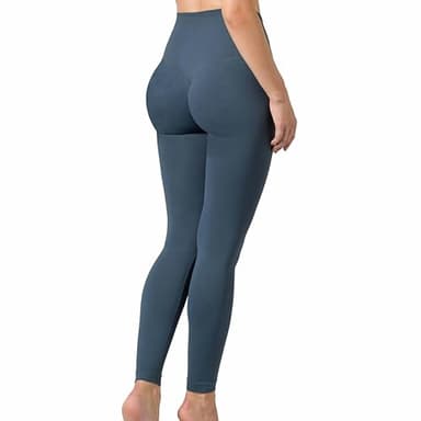 Risalti Leggins Push Up Donna Sculpt - Leggins Sportivi Donna, Leggings Donna a Vita Alta Senza Cuciture, Pantaloni Donna Estivi Yoga e Fitness, 100% Made in Italy