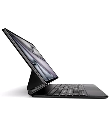 Dracool Custodia Tastiera per iPad Air 13" (M2) 2024, Tastiera iPad Pro 12,9" (6a/5a/4a/3a Gen) con Trackpad Magic Type Keyboard Supporto Magnetico Retroilluminata Italiano QWERTY - Nero