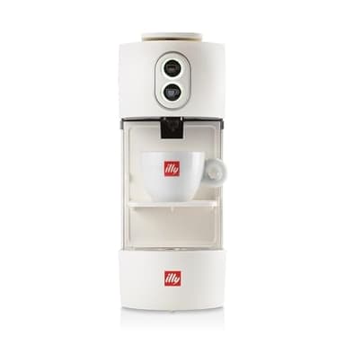 illy Nuova Macchina da Caffè a Cialda ESE 44 mm Filtro Carta 1000 ml, Colore Bianco