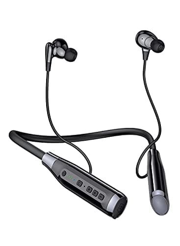 LAMA Cuffie Sportive Bluetooth, Auricolari In-Ear Bluetooth 5.0 con Bassi Potenti, Voce, 3D Blance, Cuffie Wireless Magnetiche IPX5 Impermeabili con Microfono per iPhone, Samsung, Xiaomi, Android