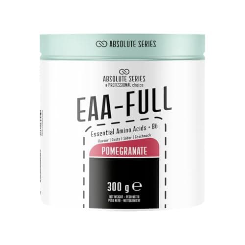 anderson Aminoacidi Essenziali – Melograno 3/8 bcaa ramificati + vitamina B6 – 300g, in polvere 0 zuccheri aggiunti, senza glutine, absolute series EAA-FULL – made in italy