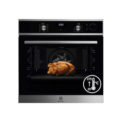 Electrolux EOC5H40X Forno a Vapore SteamCrisp da incasso, Capacità 72 L, Funzione Ventilato e Cottura a Vapore, Potenza 2780 W,Classe Energetica A, Inox
