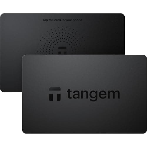 TANGEM Confezione da 2 – Secure Crypto Wallet – Conservazione frigorifera affidabile per Bitcoin, Ethereum, NFT e altre monete – Portafoglio hardware offline al 100%