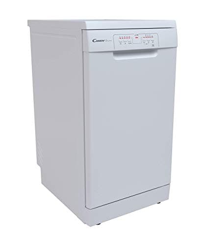 Candy Brava CDPH 2L1049W Lavastoviglie Slim, 10 Coperti, 5 Programmi, Ciclo Rapido, Partenza Ritardata, Classe E, 45x58x82 cm, Bianco