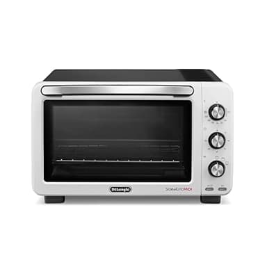 De'Longhi E024352 Sfornatutto Midi Forno Elettrico da 24 Litri con Spegnimento Automatico e Segnale Acustico di Fine Cottura, Friggitrice ad Aria, lxpxh50x46x32cm