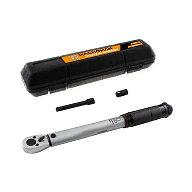MACHOMAN ATQW203 Set di chiavi dinamometriche a scatto da 1/4", 5-25 Nm con adattatore da 3/8" e barra di prolunga. Adatto per bicicletta