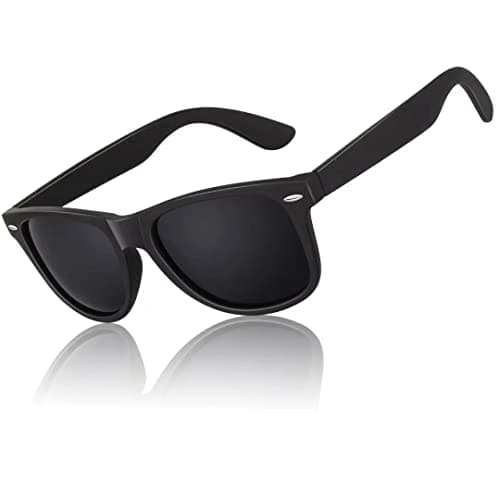 LINVO Occhiali da Sole da Uomo Donna Polarizzati Guida Protezione 100% UV400 Retrò Anni '80 Design