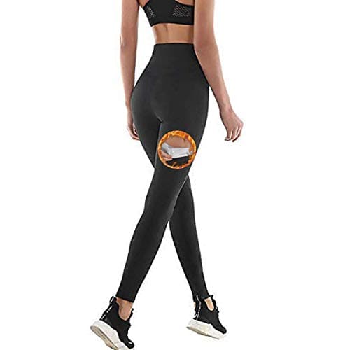 NHEIMA Pantaloni Sauna Dimagranti, Leggings Anticellulite Donna Fitness, Legging Termici Vita Alta in NANOTECHNOLOGIE per Sudar- Effetto Snellente e Push Up – Ideale per Yoga Corsa Palestra Sport (M)