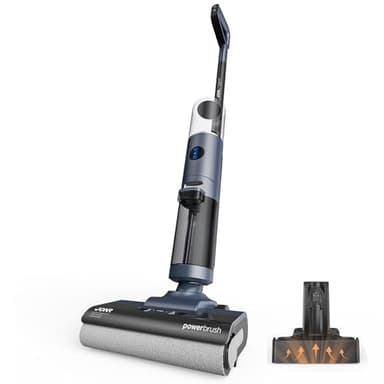JONR ED12 Pro Aspirapolvere e Liquidi Senza Fili, Pulizia a Tre Lati Lavapavimenti, Autopulizia con Acqua Calda e Asciugatura ad Aria Calda, Serbatoio da 850 ML per Pavimenti Duri e Peli di Animali