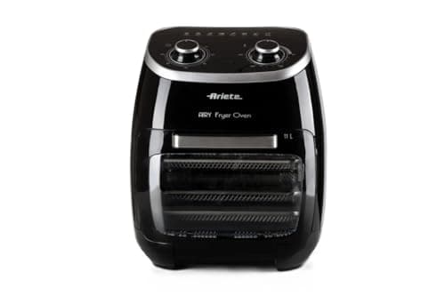 Ariete 4619 Airy Fryer Oven - Friggitrice ad Aria e Forno Elettrico con Girarrosto - Cestello Rotante - Essiccatore - 2000 Watt - 11 Litri - Nero