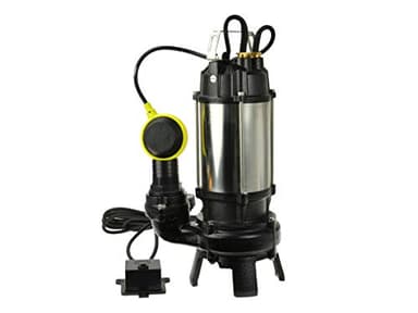 BSD Pompa per Acque Scure - Pompa Imersione per Acque Scure con Trituratore e Interruttore Galleggiante, Corpo in Nichel/Ghisa - Pompa per Acque Reflue - 1100W, 17 000L/h, Prevalenza Max. 16,5m