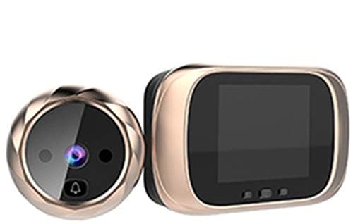 New atterraggio 7,1 cm 6 mesi di tempo standby video campanello spioncino Viewer, golden