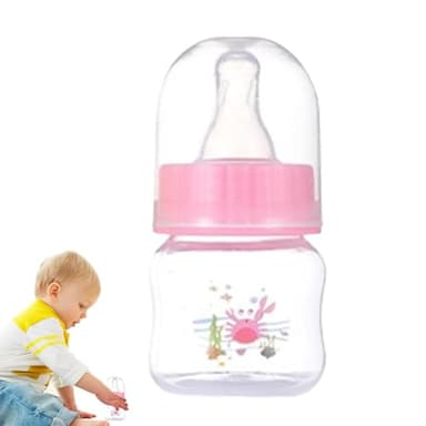 Biberon per bambini allattati al seno - Biberon per latte materno da 50 ml con capezzolo simile al seno | Biberon portatile, regalo per baby shower