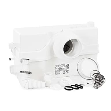 XPOtool Stazione di sollevamento 4/2 con trituratore WC 800 watt Pompa per acque reflue
