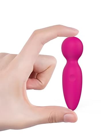 Vibratoreper Donna Prof𝚎ssionale Clotoride Piccolo Vibratoriper Donne Mini Vibratore Realistico Sexytoysys Donna Stimolatore per Clitoride Vibratori Pene Sex Toys Dildo(Rose)