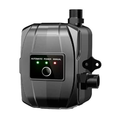 Pompa di aumento della pressione, 24 V, pompa di aumento dellacqua domestica, automatica, mini pompa per doccia calda e fredda con accessori di installazione per acqua di rubinetto, WC, bagno, 150 W