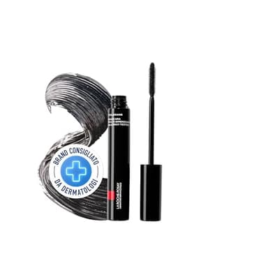 La Roche Posay Toleriane, Mascara Rinforzante, Per Occhi Sensibili, Sguardo Amplificato e Tenuta 16H, Ciglia Fini Protette e Rinforzate, Con Arginina Rivitalizzante, Multi-Dimensions, 7,4 ml