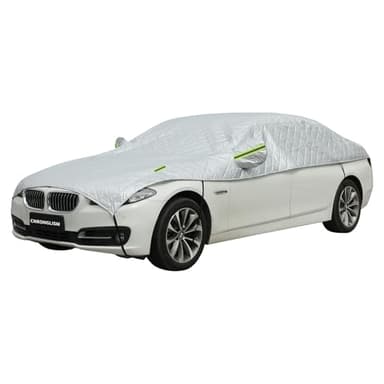 Telo auto, mezzo telo auto, impermeabile, antipolvere, antisporco, antigrandine, antineve, protezione UV (berlina - ispessita)