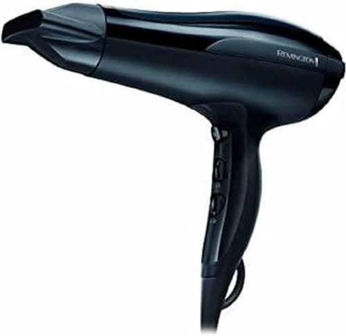 Remington Asciugacapelli 2200W, Leggero, Con Ioni per risultati piu Luminosi e meno Crespi, Bacchetta per styling, 3 livelli di riscaldamento e 2 livelli di ventola, livelli di raffreddamento,Pro-Air D5210