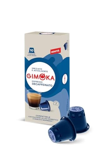 Gimoka - Capsule Compatibili Nespresso, Gusto decaffeinato - 100 Capsule