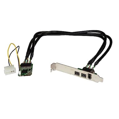 StarTech.com Scheda Adatattore Mini PCI Express Firewire 2B 1A 1394 a 3 Porte