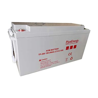 Batteria AGM PlusEnergy TP200 12V 200Ah AGM Idea per impianti solari, telecomunicazioni.
