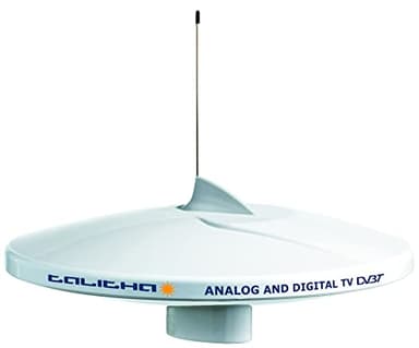 Glomex Talitha AGC DAB 20 Antenna TV DVB-T2, Diametro 250 mm (10”), Altezza 425 mm (16.8”), Amplificatore Automatico