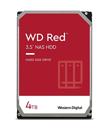 WD RED Unità Interna per NAS da 4 TB, 5400 Giri/Min, SATA 6 Gb/s, SMR, 256 MB di Cache, 3.5", Hard disk meccanico