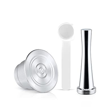 RECAFIMIL Capsule riutilizzabili NES-presso, in acciaio inox, ricaricabili, filtro per caffè compatibile con macchina NES-presso, 1 capsula+1 manomissione