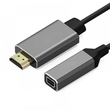 Elecbee Cavo adattatore convertitore da HDMI a Mini DisplayPort, 4 K x 2 K, HDMI maschio a mini DP femmina, cavo video