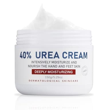 OUKEYA Crema all'Urea al 40%, Crema per Piedi all'Urea per Pelle Secca e Screpolata, Lozione all'Urea al 40% per Piedi Massima Forza (150 g (Confezione da 1))