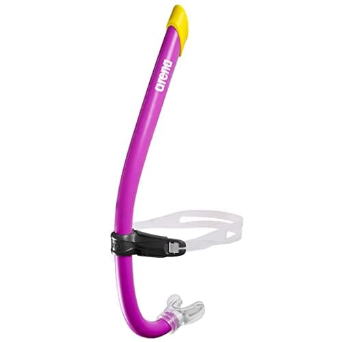 arena Swim Snorkel Pro III Adulto Unisex, Boccaglio da Nuoto con Inclusi Due Boccagli e Due Regolatori d'Aria, Ideale per Allenamento in Mare e Piscina, Regolazione di Precisione con Fibbia