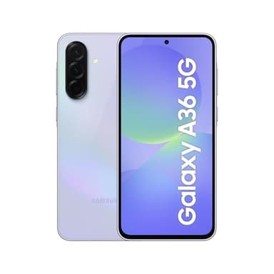 SAMSUNG Galaxy A36 5G, Smartphone con Funzioni intelligenti, 3 anni di Garanzia del produttore, Display Super AMOLED 6.7”, 8GB RAM, 256GB, 5.000 mAh, IP67, Awesome Lavender [Versione Italiana]
