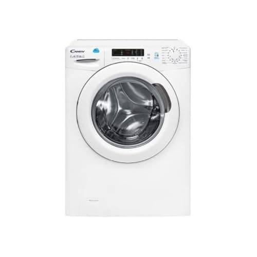 Candy Smart CS 1272DE/1-11, Lavatrice slim a carica frontale, 7 KG, Classe D, 1200 giri, 79 dB, Partenza Ritardata, 16 programmi, Bianco, AxLxP 85x60x45 cm