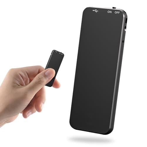 Vivaniir 40ore Registratore Vocale, 64GB Registratore con Attivazione Vocale e Riduzione del Rumore Intelligente, USB-C Registratore Audio per Università Lezioni Riunioni Interviste
