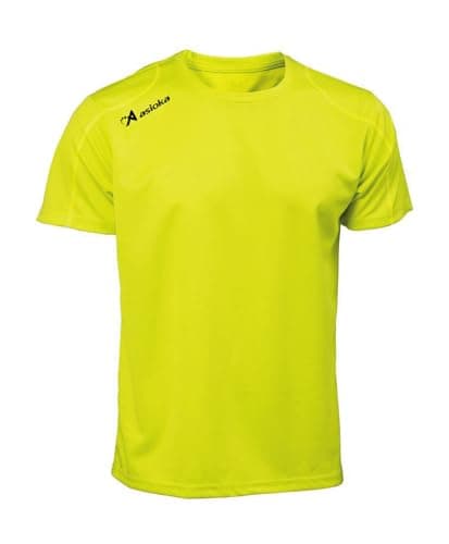Asioka 75/09 Maglietta a Maniche Corte, Unisex Adulto, Unisex Adulto, 75/09 Amarillo Fluor L, Giallo Fluo, L