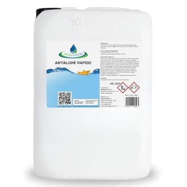 acquaverde | Antialghe Rapido Liquido, Alghicida Concentrato non Schiumogeno Contro la Formazione delle Alghe e per Mantenimento Acqua di Piscina, 10 kg