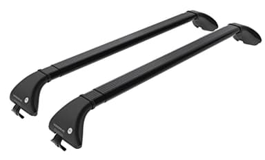 NORDRIVE Barre portatutto per Mercedes GLA (X156) dal 03/2014 dotate di Serratura antifurto - Portapacchi Snap Steel in Acciaio Nero
