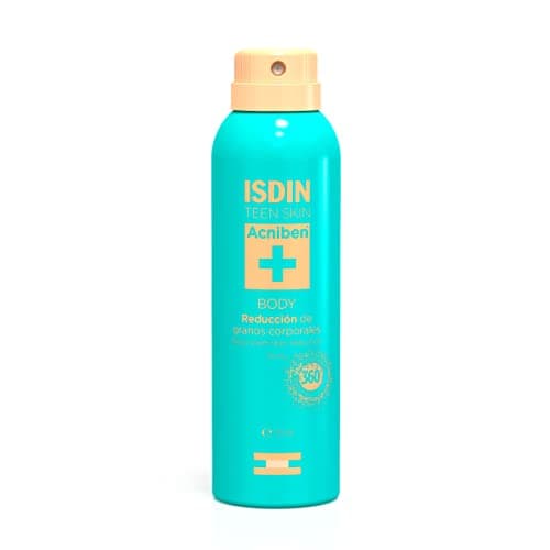 ISDIN Acniben Teen Skin Body Spray (150ml) | corpo a rapido assorbimento | Riduzione dei brufoli sul corpo
