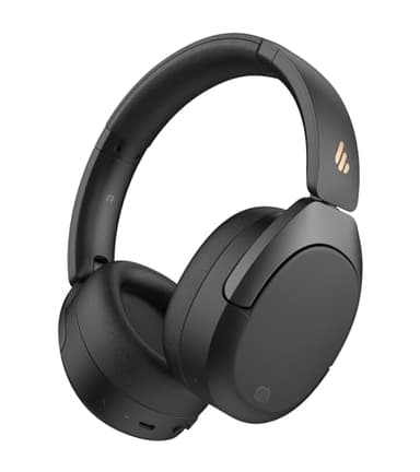 Edifier W830NB - Cuffie wireless Over Ear con -45dB ANC, batteria 94 ore, LDAC Hi-Res, audio spatial, ricarica rapida, Bluetooth V5.4, colore: Nero