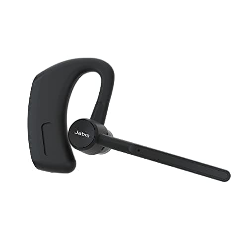 Jabra Perform 45 Mono Auricolare Bluetooth con gancio auricolare, microfono con cancellazione del rumore ultra avanzata, funzionalità Premi per parlare, modalità Face2Face e design sobrio Nero