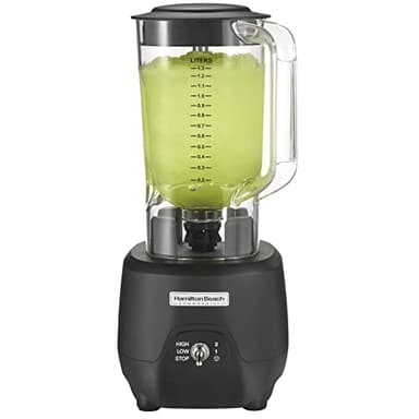 Hamilton Beach ® 908®R Bar Blender HBB908R-CE, 1 HP, contenitore in policarbonato da 1,3 l, 2 velocità, 220-240 V, nero