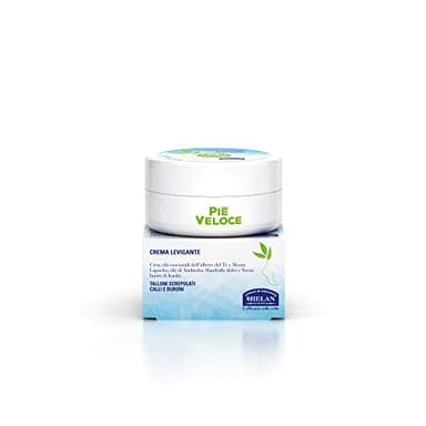 Helan, Piè Veloce, Crema Piedi Secchi Screpolati, Crema Talloni Screpolati con Urea e Olii Essenziali - Idratante Levigante contro Calli e Duroni, con Olio di Mandorle Dolci, 50 ml Made in Italy