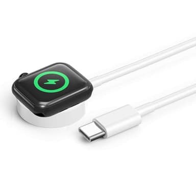 Caricabatterie per Apple Watch, Cavo di Ricarica Magnetico USB C per iWatch, Stazione di Ricarica Wireless Portatile compatibile con Apple Watch Series Ultra/Ultra2/10/9/8/7/6/5/4/3/2/1/SE, 3,3ft
