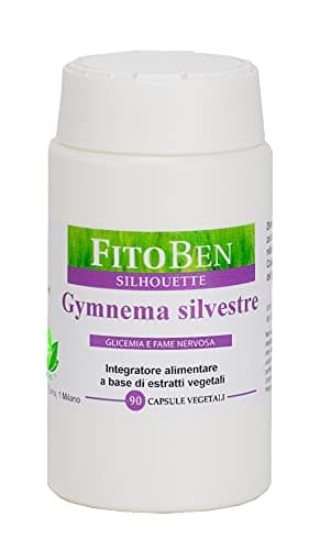 Fitoben | Gymnema Silvestre Integratore Alimentare Naturale Per Il Controllo Di Zuccheri e Fame Nervosa. 90 Capsule Vegetali