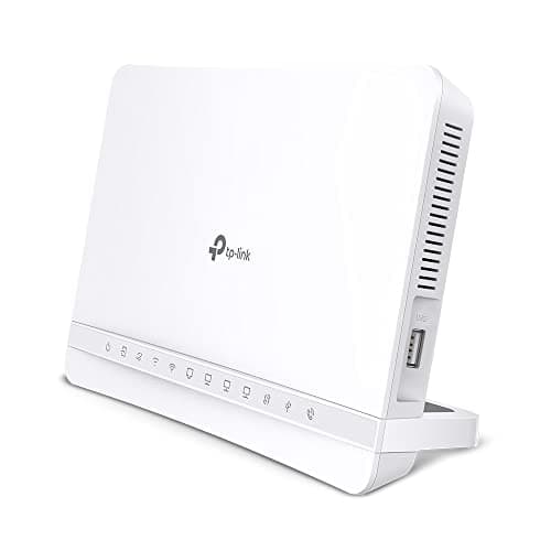 TP-Link VX231v Wi-Fi 6 Internet Box 4, Super-VDSL 35b Modem Router, 4 porte Gigabit, AX1800 WLAN, fino a 6 telefoni DECT, compatibile con Telekom/1&1/Vodafone/O2, solo per la Germania
