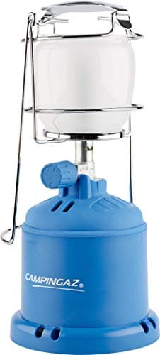 Campingaz Lumostar 206L Lampada a gas da campeggio con consumo economico, lanterna e cartucce gas con attacco a scatto C 206 GLS, per camping, passeggiate, giardino