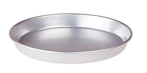 Pentole Agnelli Linea Pasticceria e Pizza Tortiera Conica in Alluminio con Orlo (H 3 cm), Argento, 30 cm